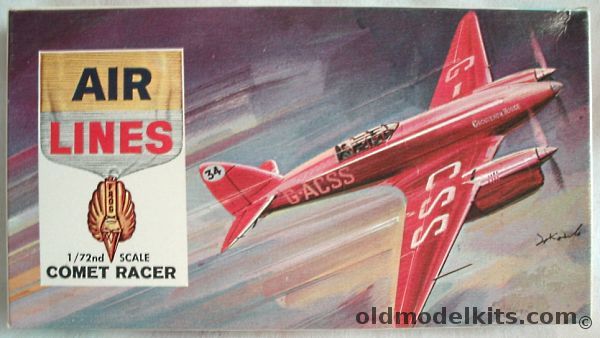 Air Lines 1/72 DH-88 Comet Racer - Bagged, 4901 plastic model kit